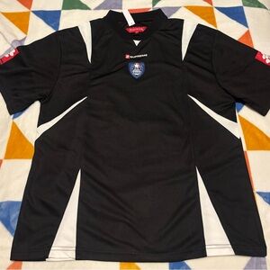 NWT Supreme FW24 Black Soccer Jersey Shirt Size Large